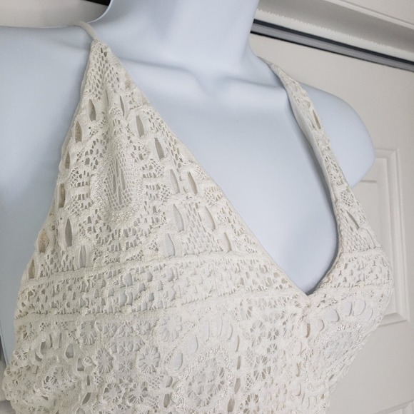 Nightcap Sunkist Sexy Playsuit Romper Creamy White V‎ Front Lace Summer XS - Picture 6 of 7